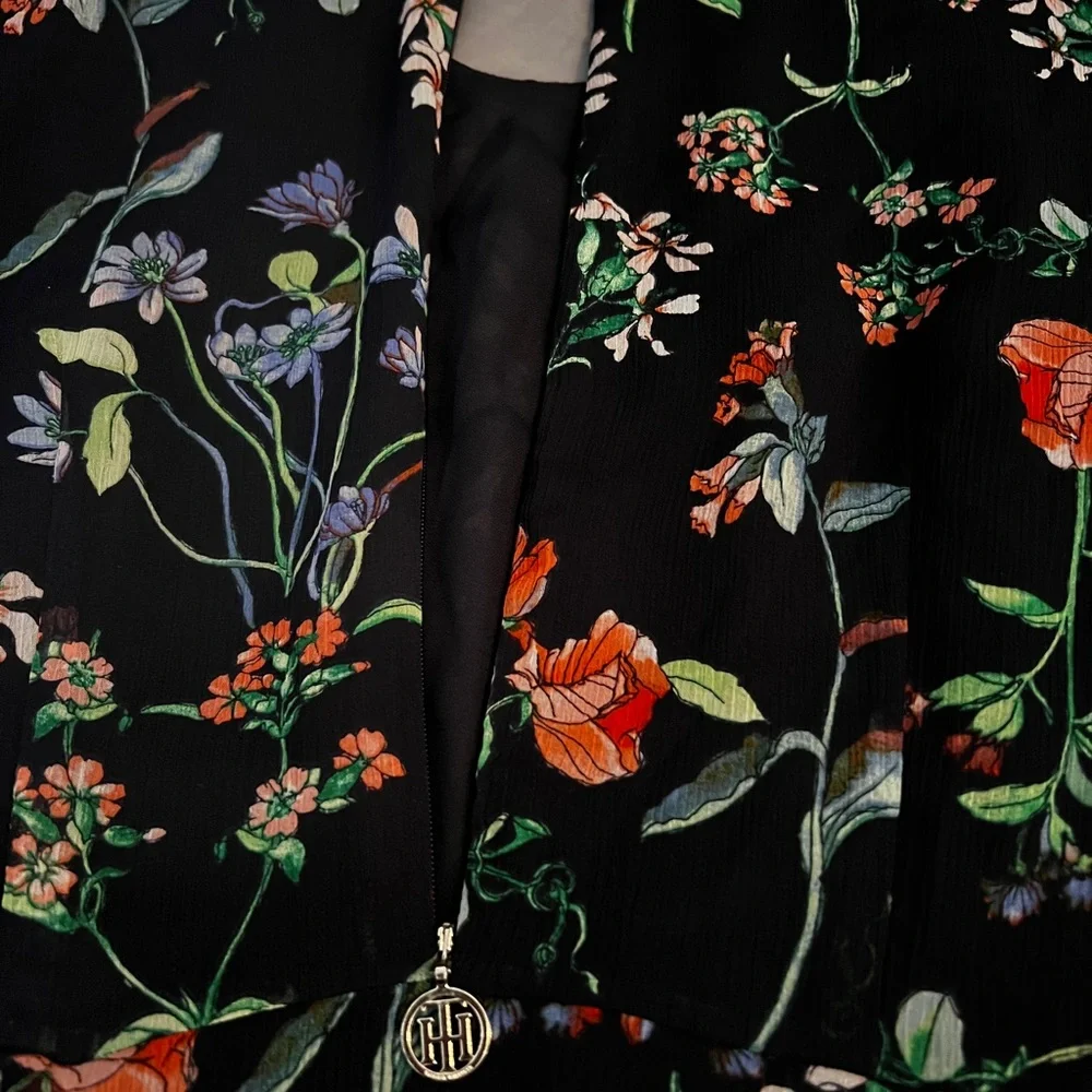 Tommy Hilfiger Women’s Floral Dress - Navy Blue Base - Picture 5 of 5